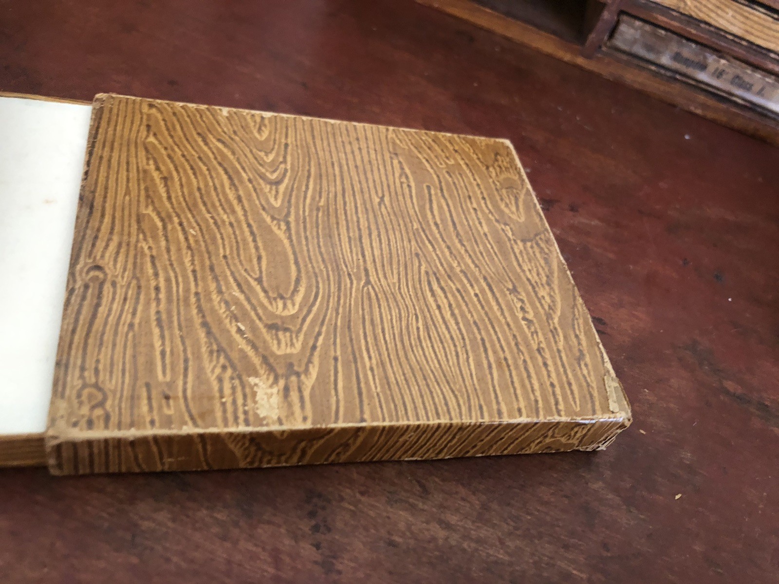 Antique Primitive Watch Makers Cabinet Mainsprings Drawers