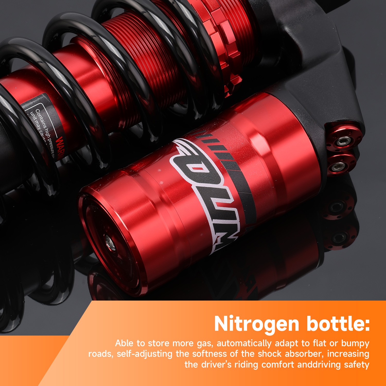 ADJUSTABLE STAGE 3 FRONT AIR SHOCKS ABSORBERS FOR HONDA SPORTRAX 300EX TRX300EX