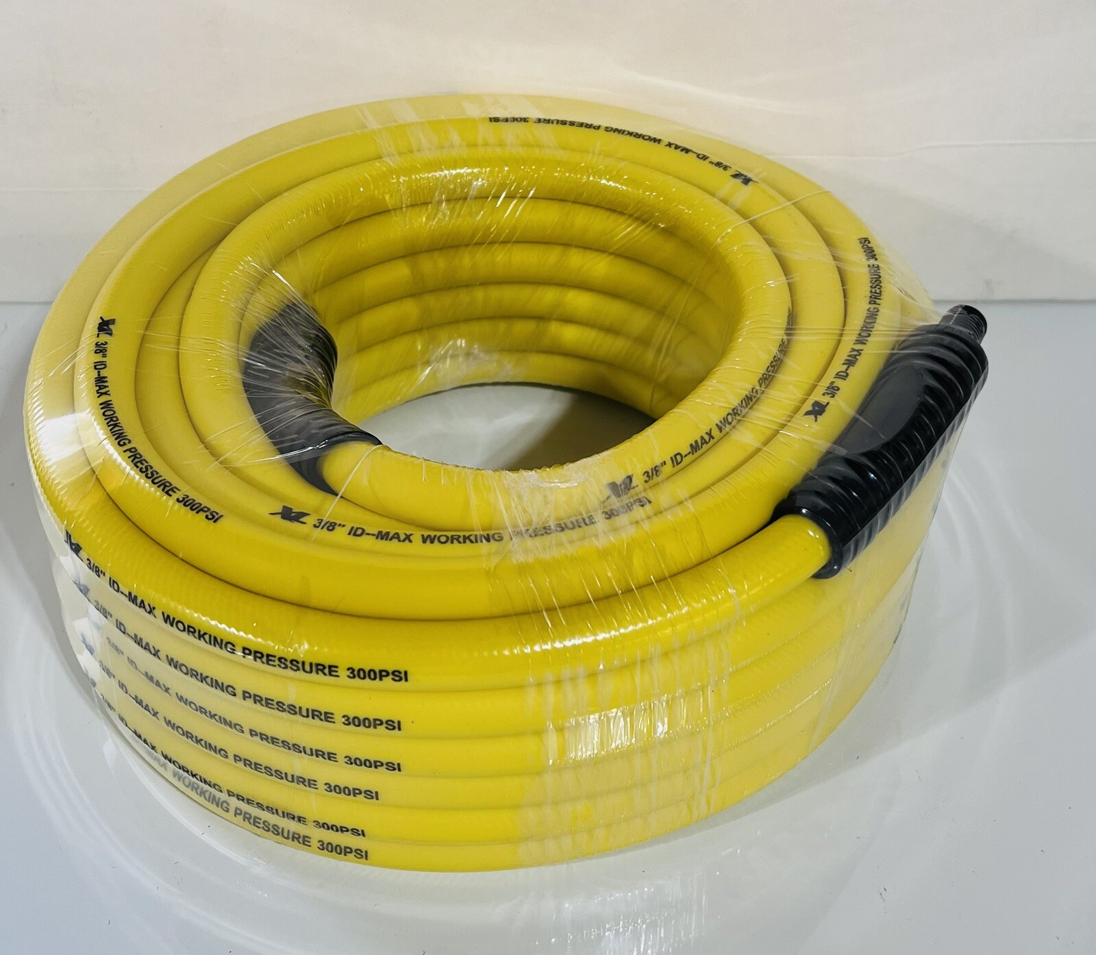 Flex 3/8' x 50' Hybrid Air Hose - Competes with Flexzilla HFZ3850YW2 -CLOSEOUT