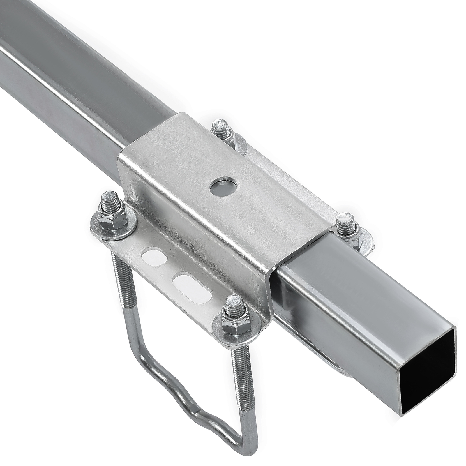 Pair 60" Boat Trailer Zinc-Plated Guide On Post Kit With PVC Poles Covers