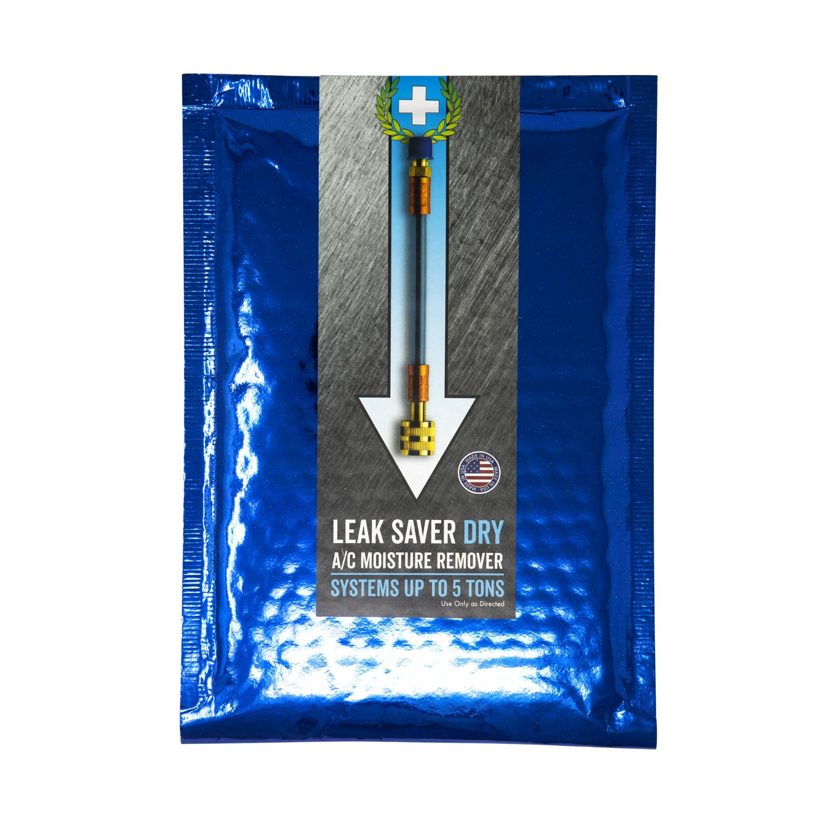 Leak Saver Direct Inject Dry up to 5 Ton AC System Moisture Remover (No Sealant)