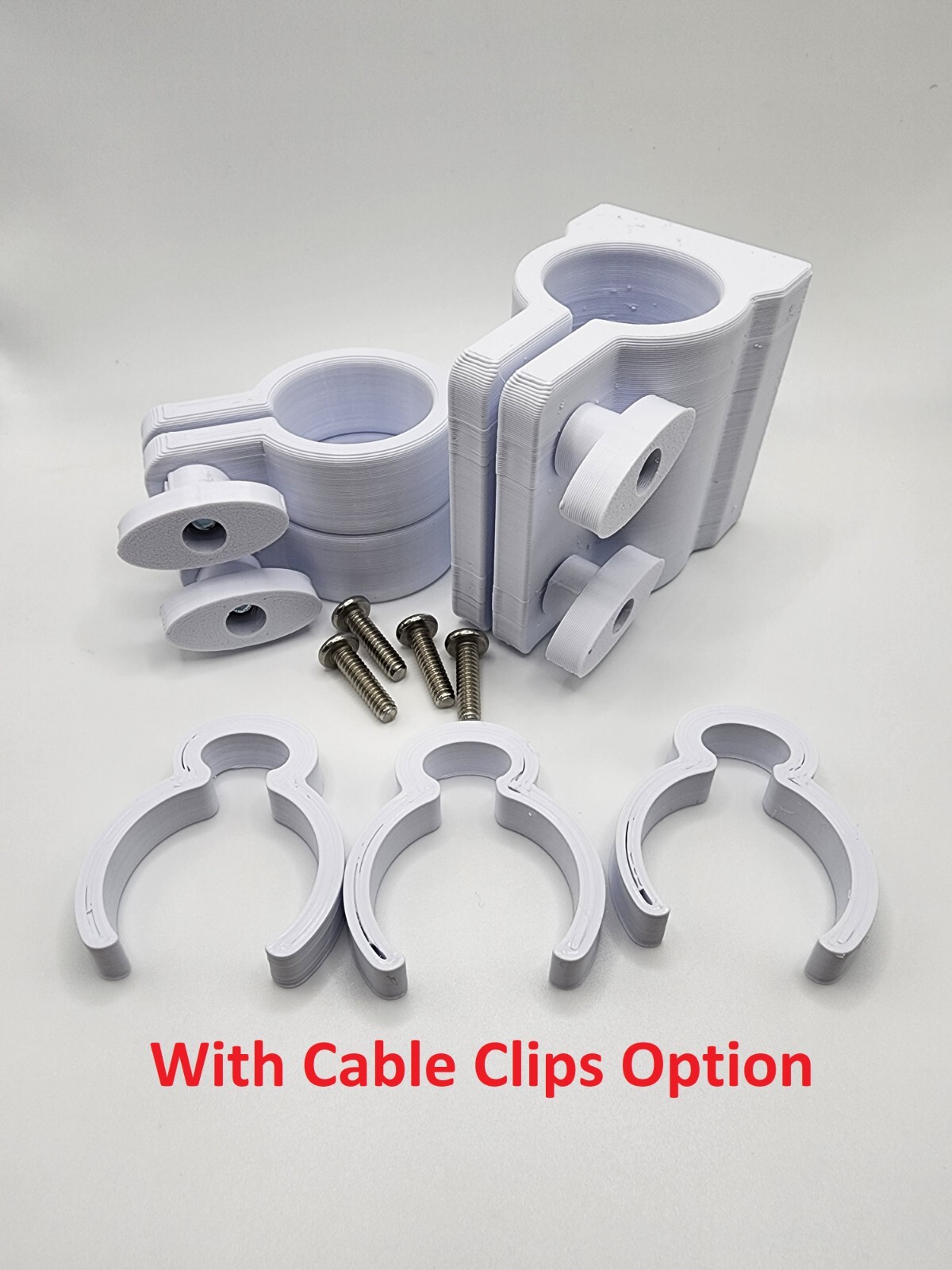 Transducer Pole Boat Mount for 1" PVC, Wooster Pole, or Summit Pole - Livescope