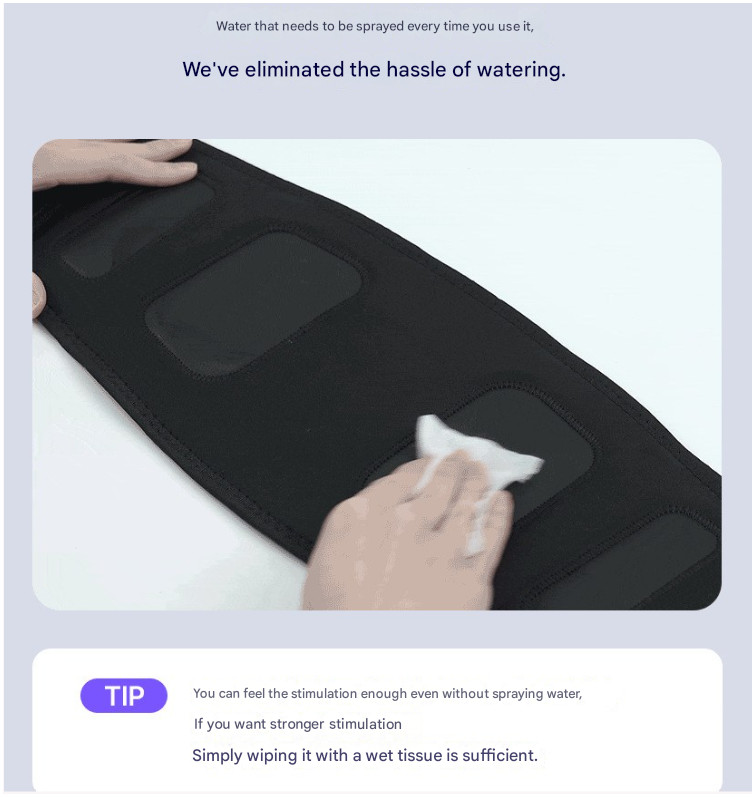 Ergobody Shape EMS Abdominal Massage Belt Enhance Core Stability Waist Trimmer