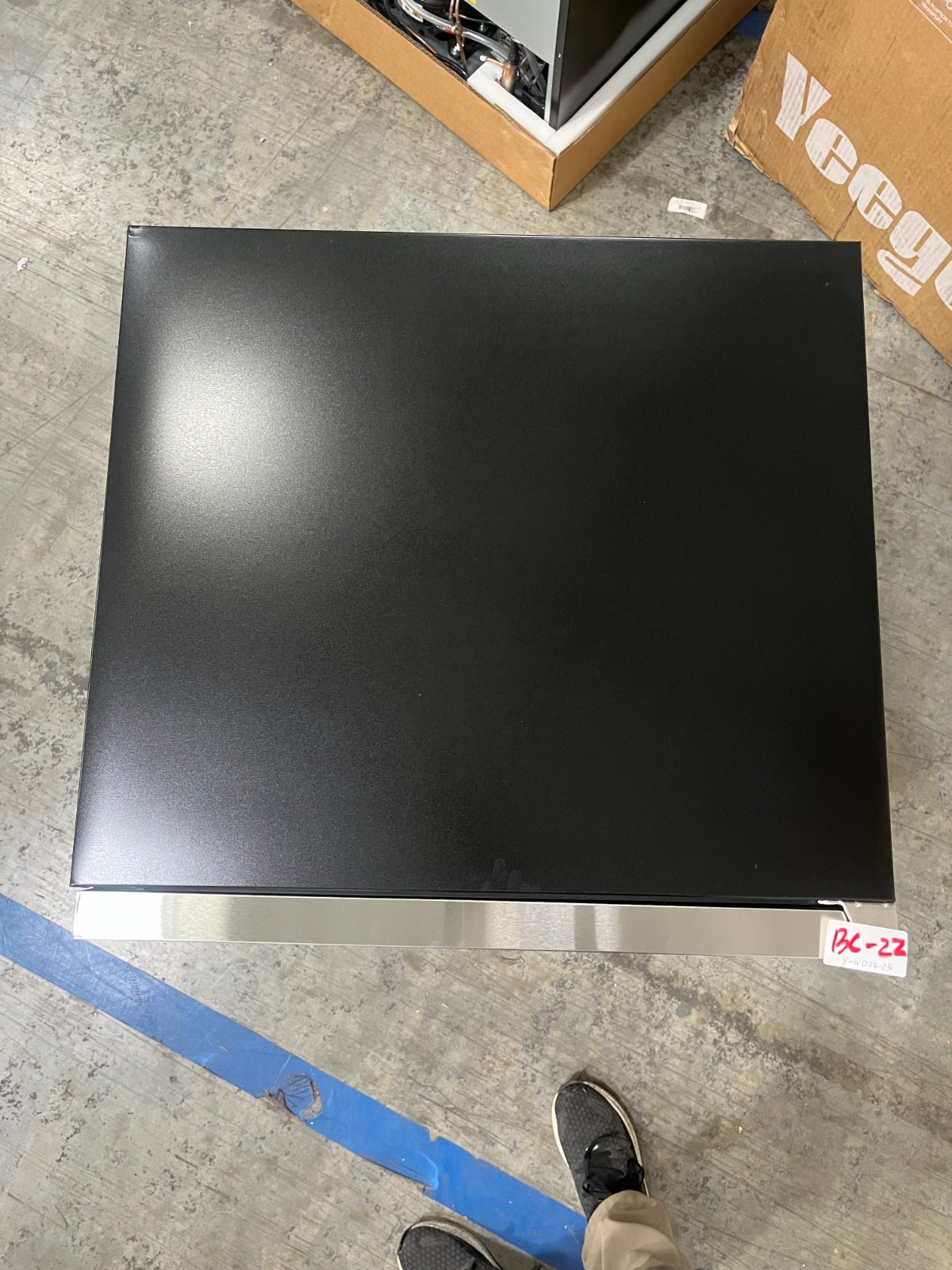 Yeego 24" Dual Zone Home/Bar Black Wine Cooler Refrigerator Hold 46 Bottles