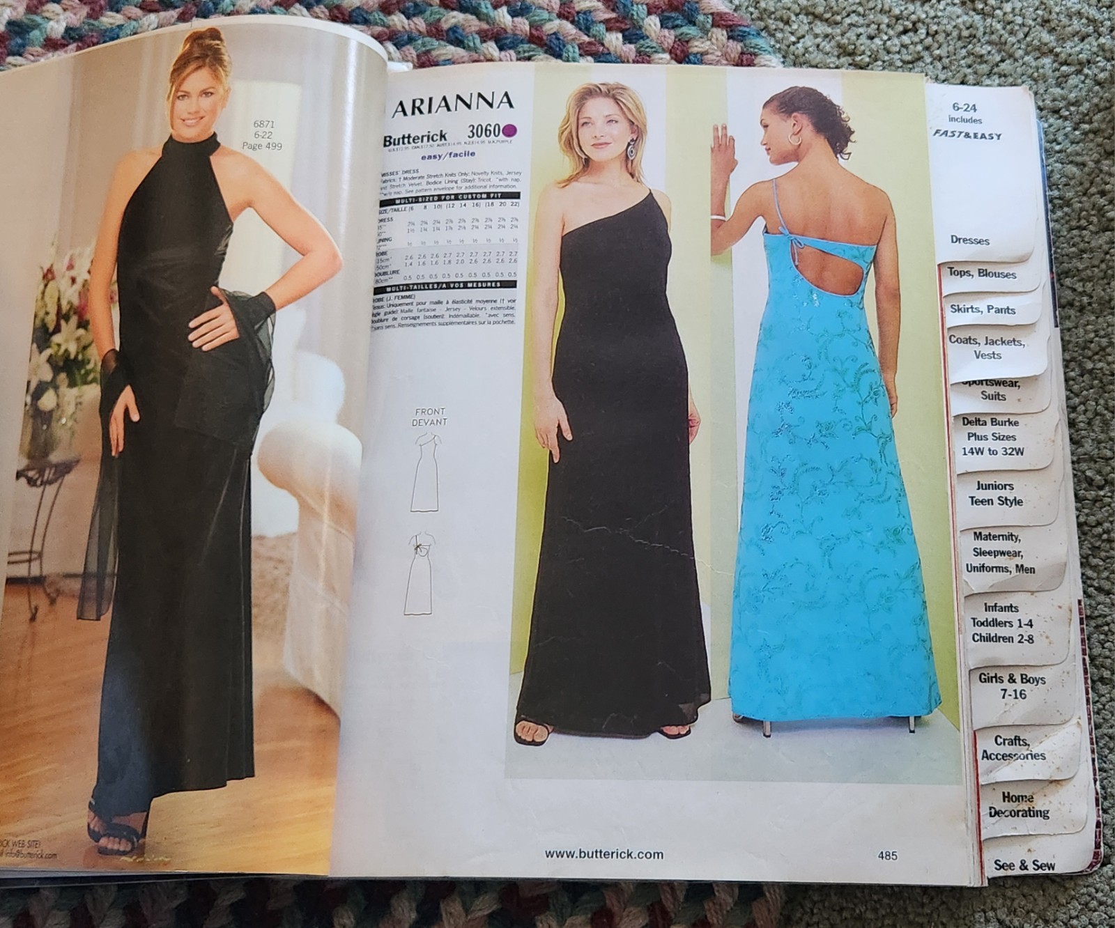 HUGE vtg Butterick Fall 2001 Store Counter PATTERN CATALOG Clothing Crafts Decor