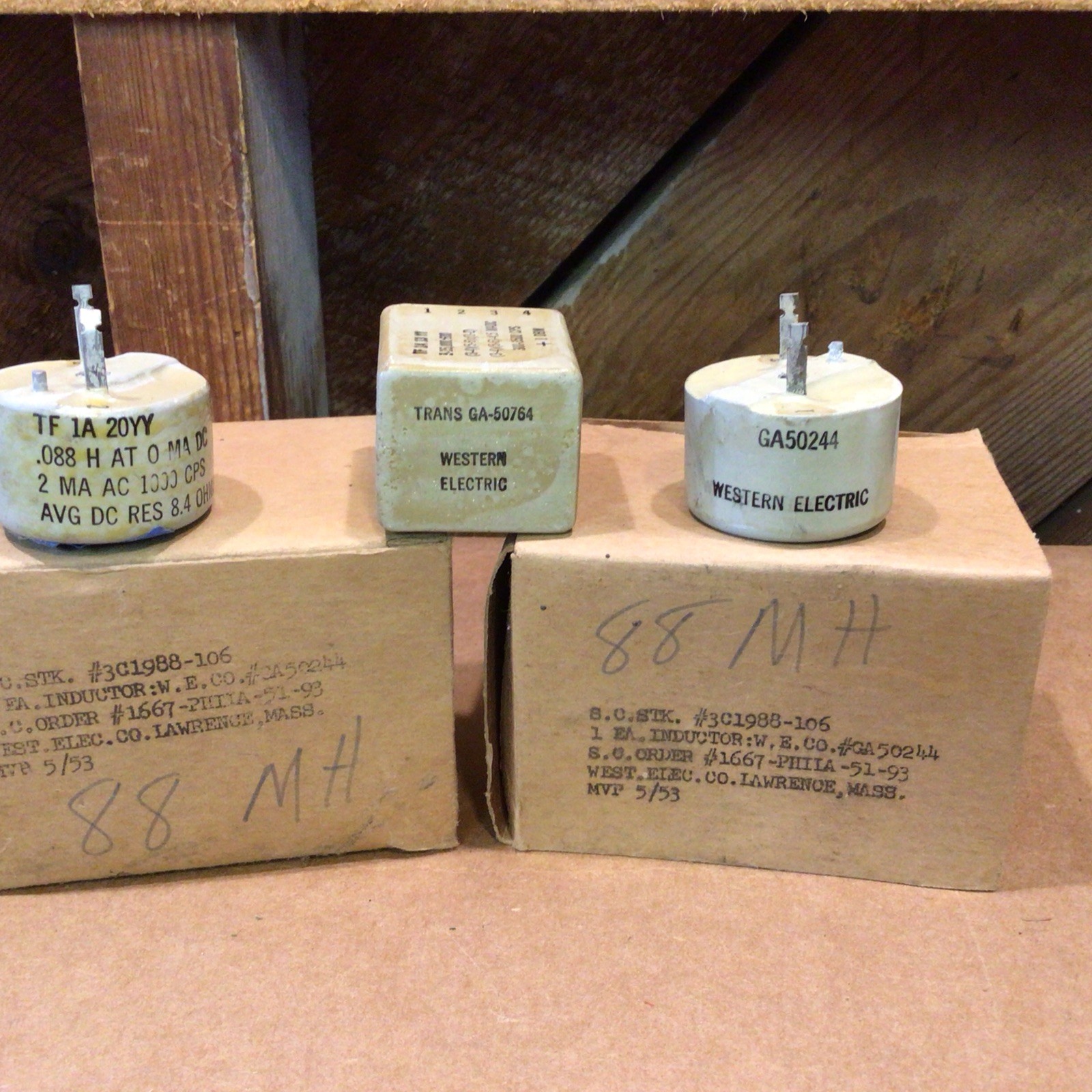 Western Electric GA-50764 Transformer & (2) GA50244 Inductors – LoFi Audio/DIY