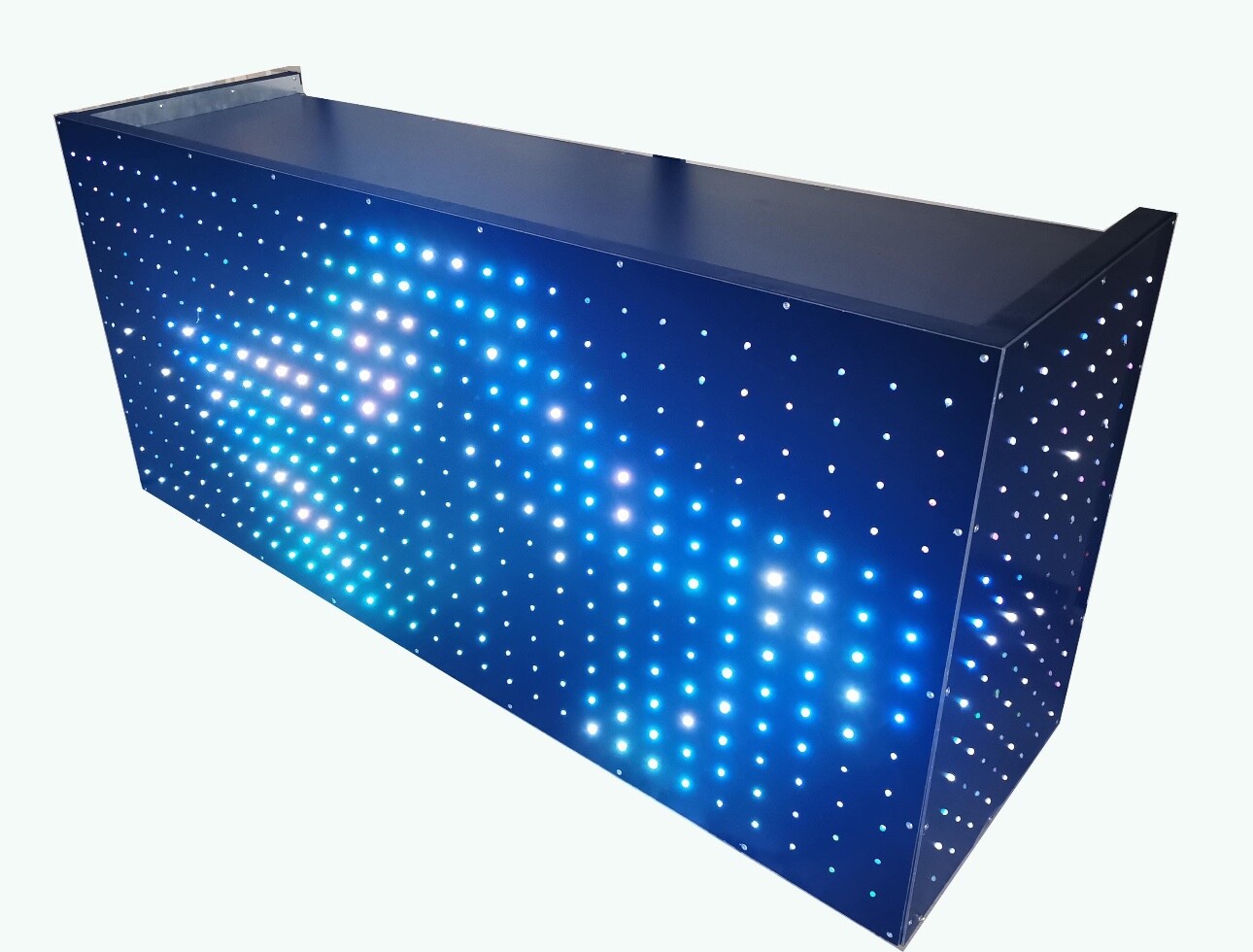 LED DJ Booth Programable. Foldable Multicolors LED.