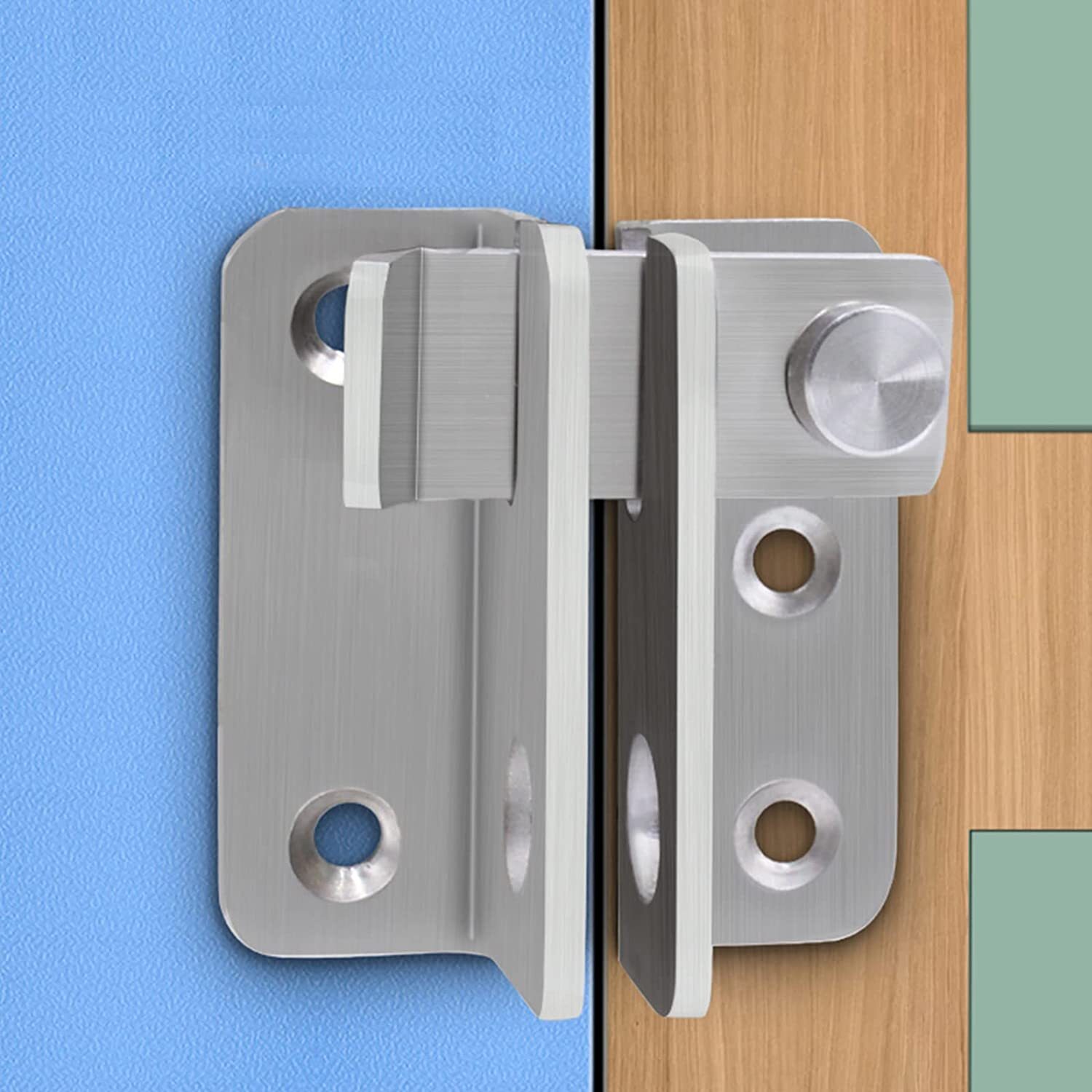 Flip Latch Thickened Heavy Duty Hasp Safety Sliding Door Lock Gate Latches-Large