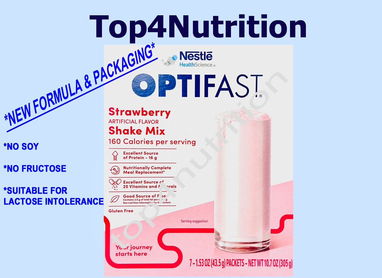 OPTIFAST POWDER SHAKES | STRAWBERRY | EXP: APRIL OF 26