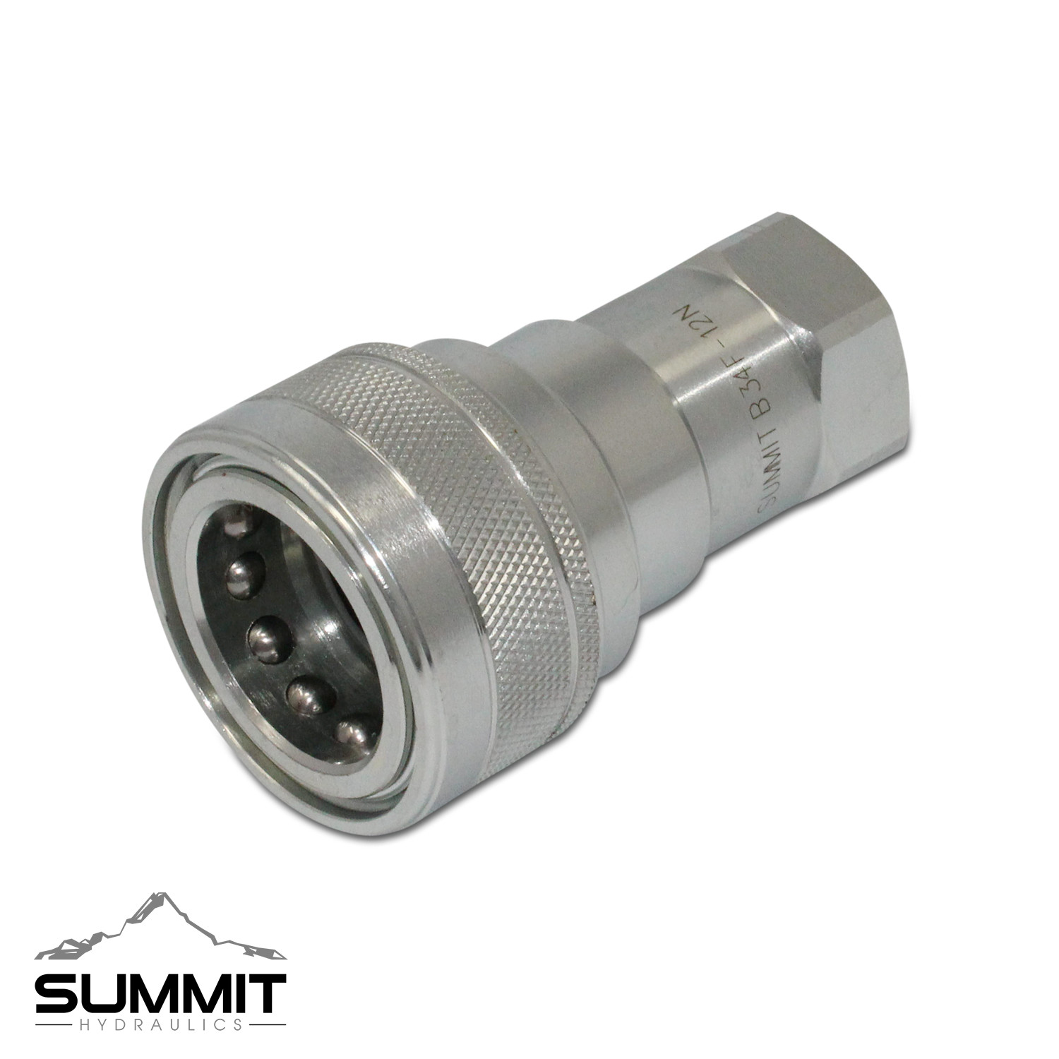 3/4" NPT ISO 7241-B Quick Disconnect Hydraulic Coupling / Coupler Set