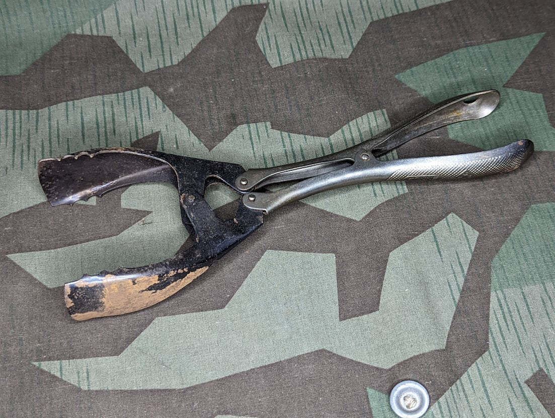 Vintage 1930s / 1940s German Sonne DRGM Coal Tongs WWII AS-IS Stove Briquettes