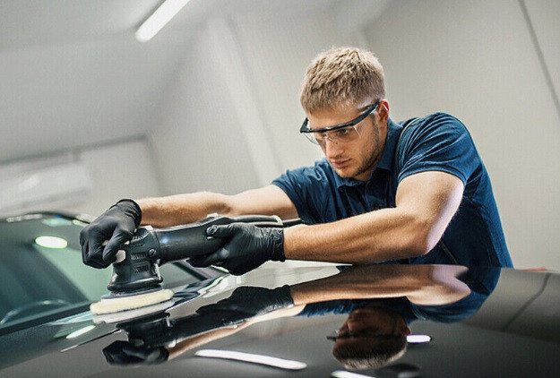 Premium Single Sided Wool Buffing Pad for Automotive Polishing 8 inches