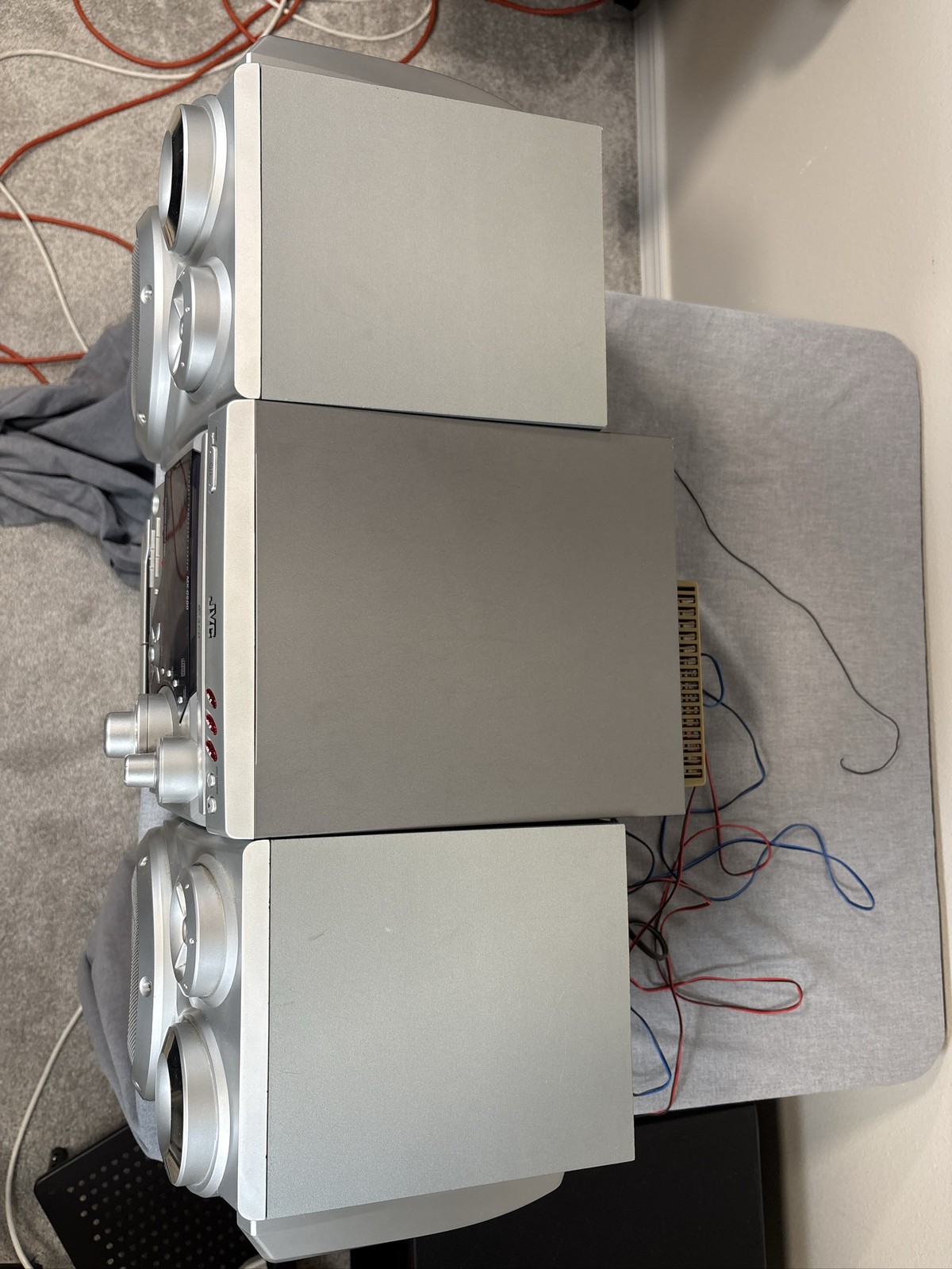 JVC CA-MXG500 Stereo Receiver System MX-G500 130W With Speakers Tested