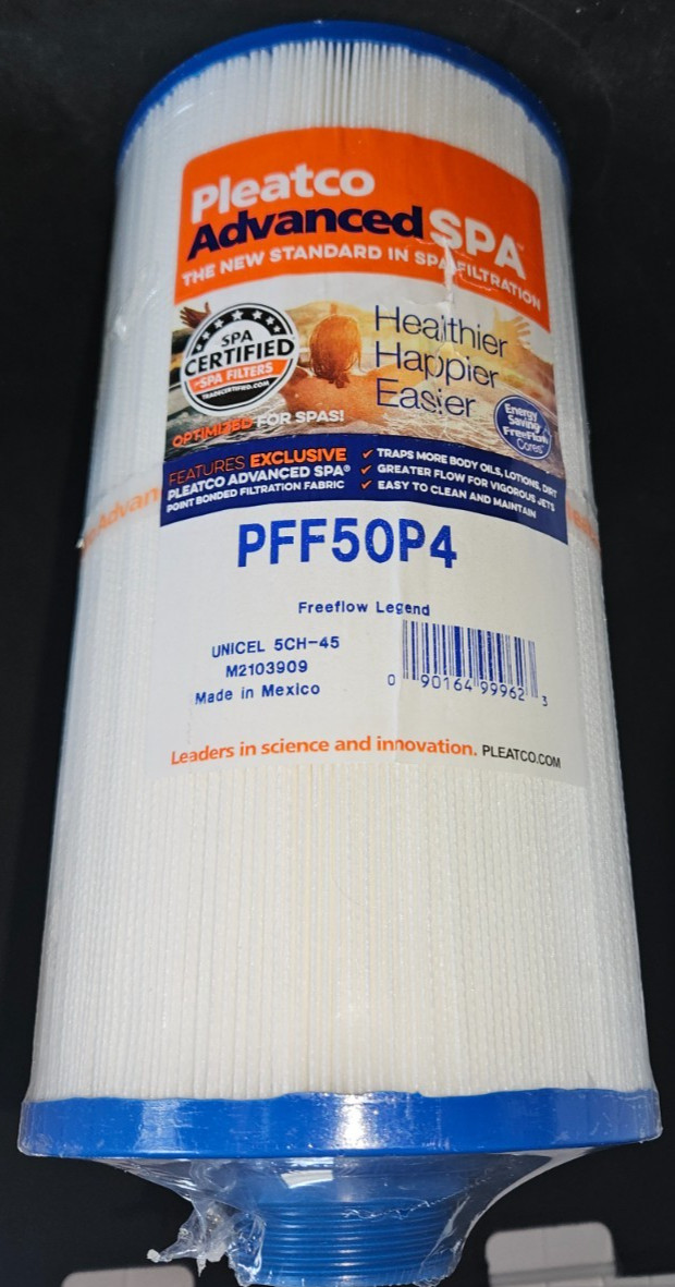 Spa Filter Pleatco PFF50P4 Replacement Cartridge Brand New