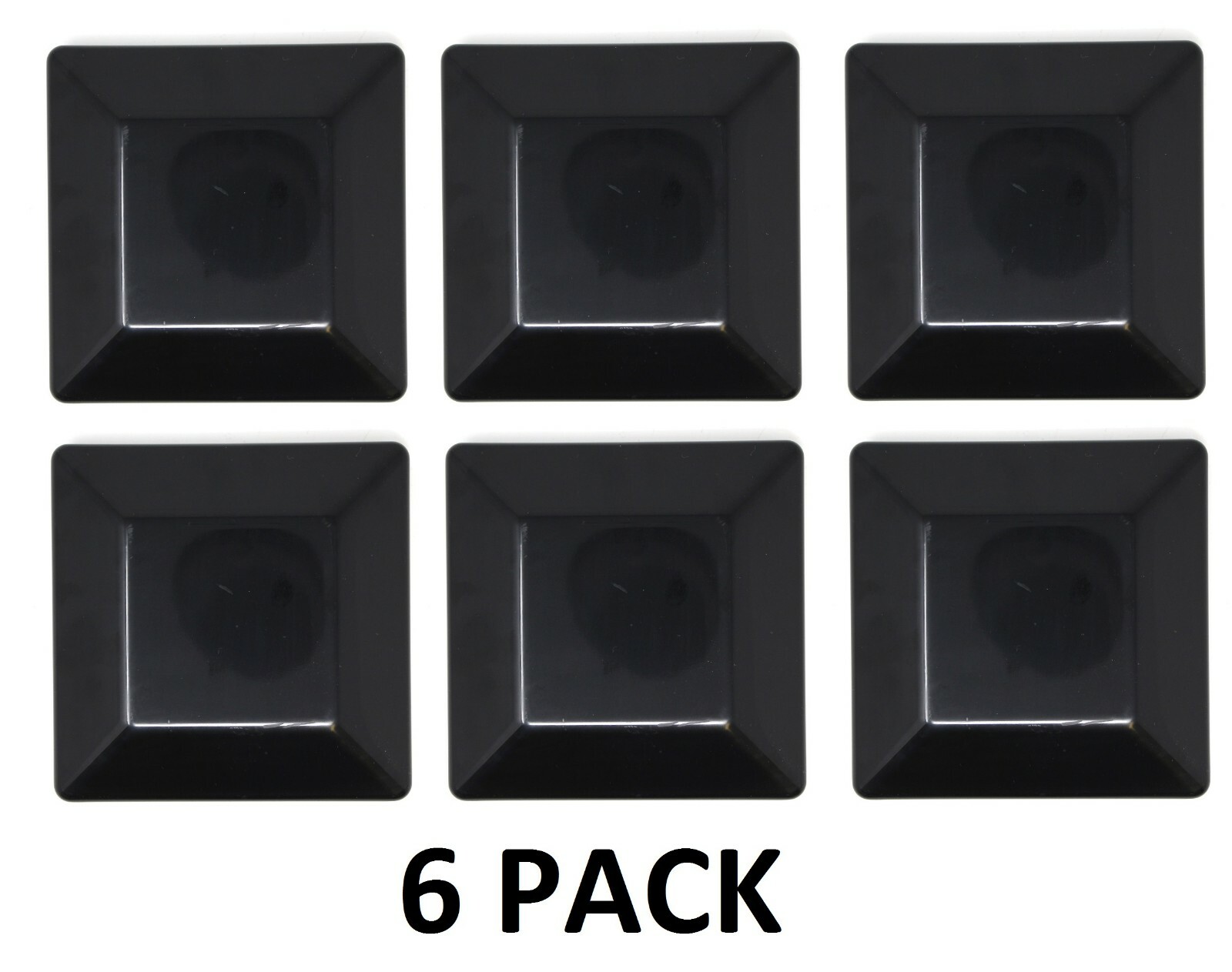 Plastic Fence Post Black Caps 6X6 (5-5/8" x 5-5/8")