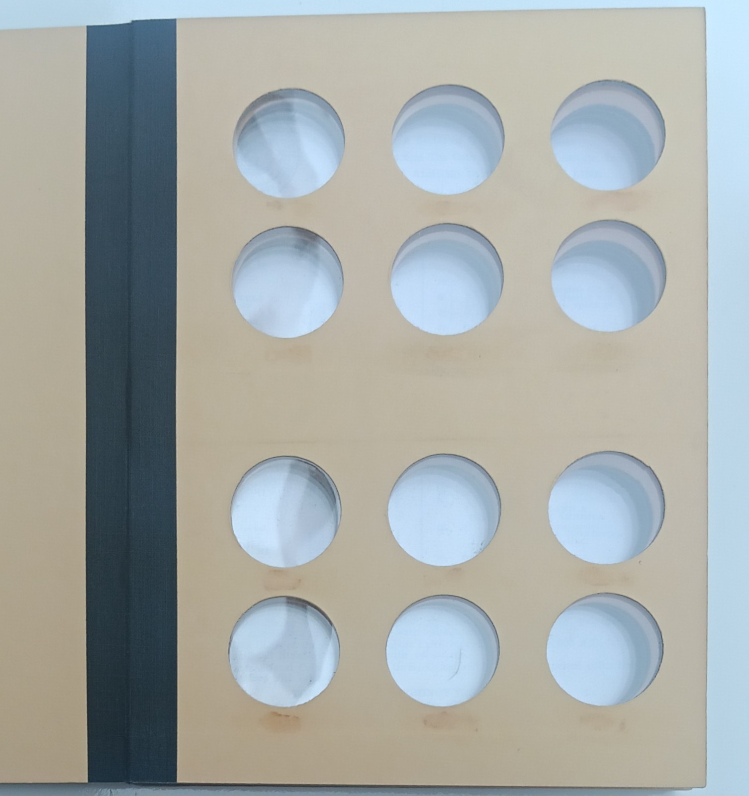 Lot Of 2 Library Of Coins General Blank Half Dollar 50c Size Stock Album VOL. 22