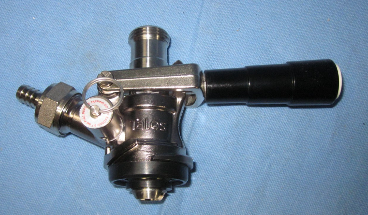 TALOS 178Coupler, Keg Coupler D-Type Beer Keg Tap Stainless Steel Probe 1022704