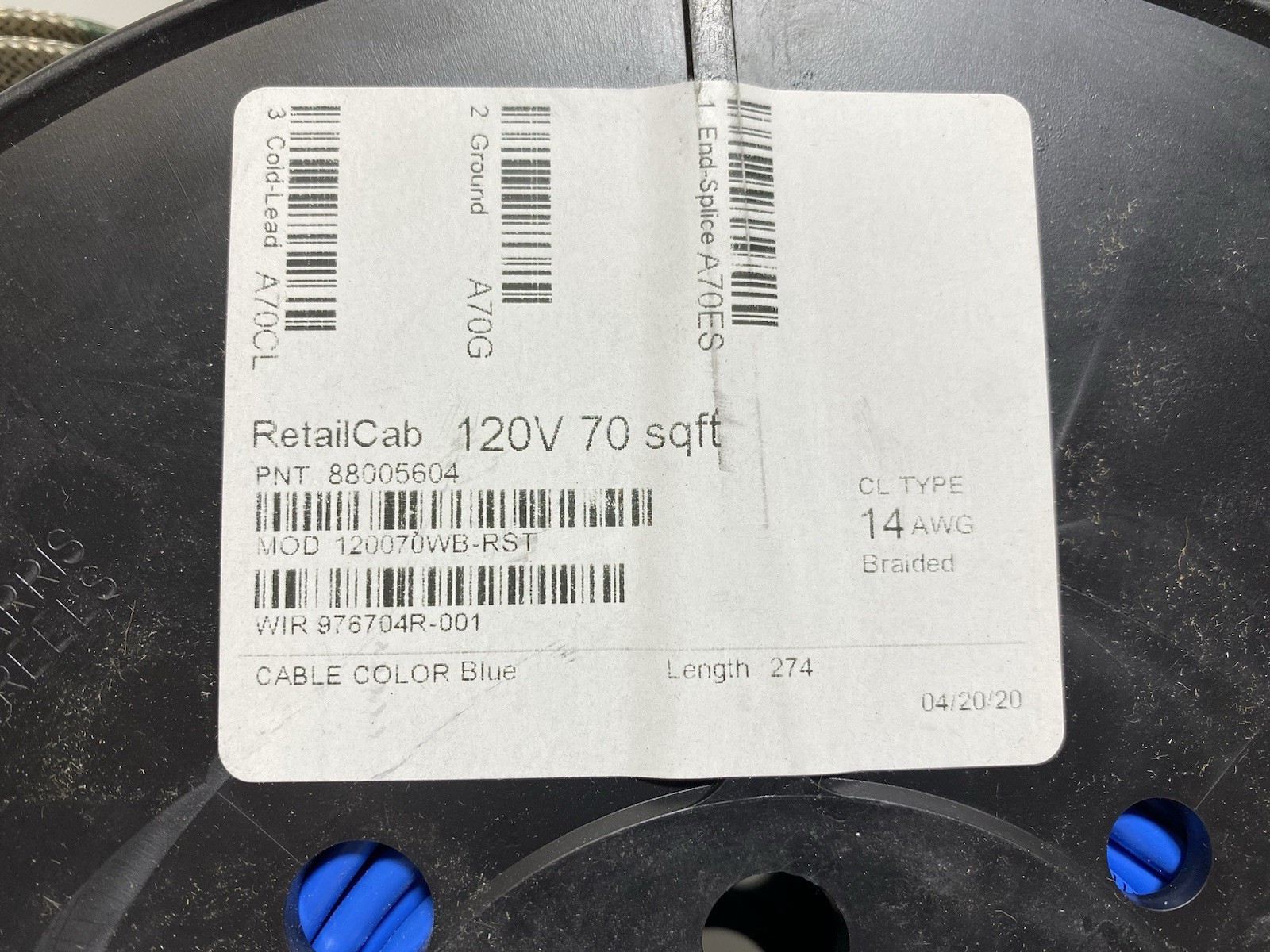 Suntouch Warmwire Radiant Electric Floor Heating Wire 120 Volt 70 Sq. Ft.