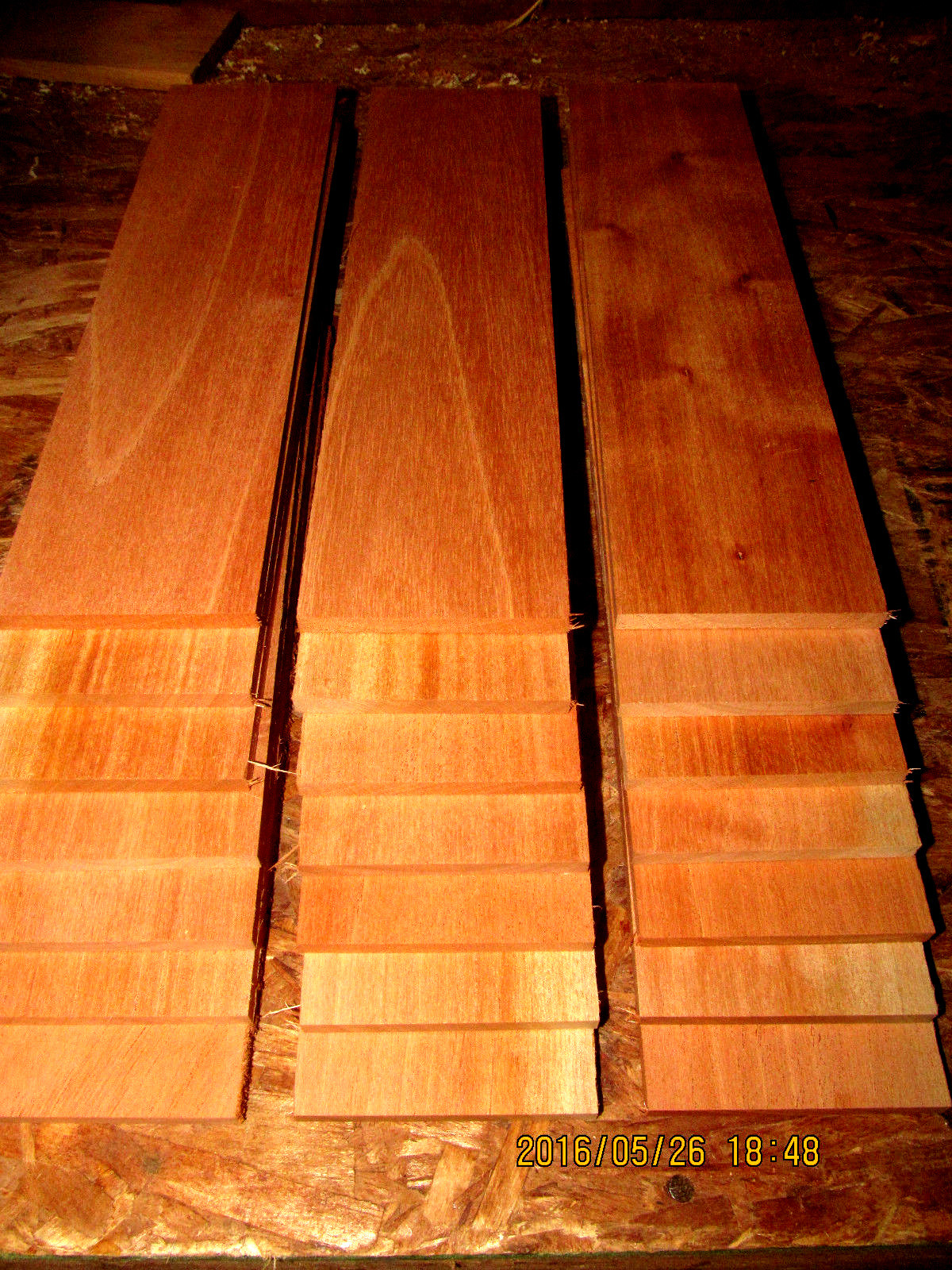 PACKAGES OF THIN PREMIUM KILN DRIED, SANDED EXOTIC SPANISH CEDAR LUMBER WOOD
