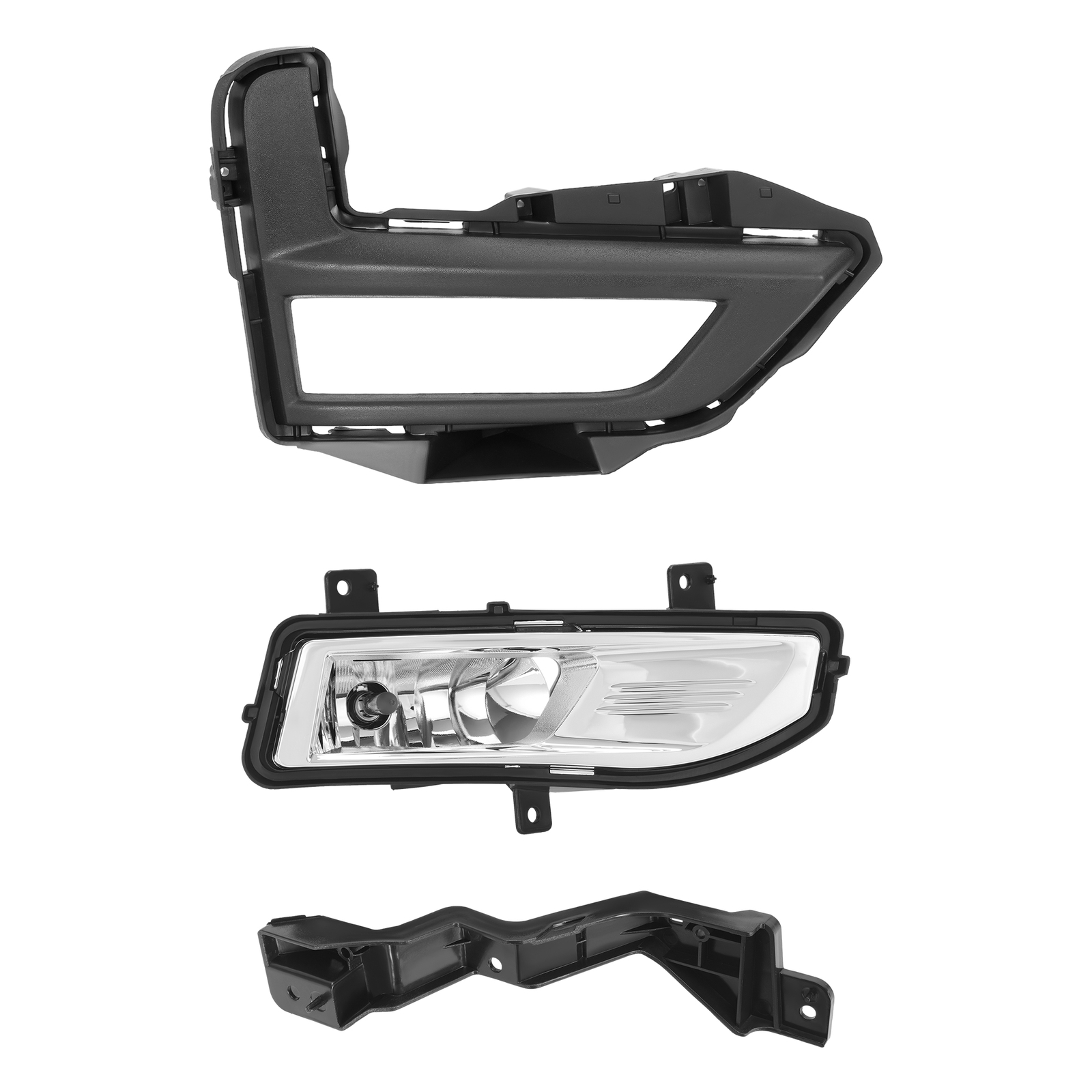 For Nissan Rogue 2017 2018 2019 2020 Chrome Front Upper Lower Grille Fog lights