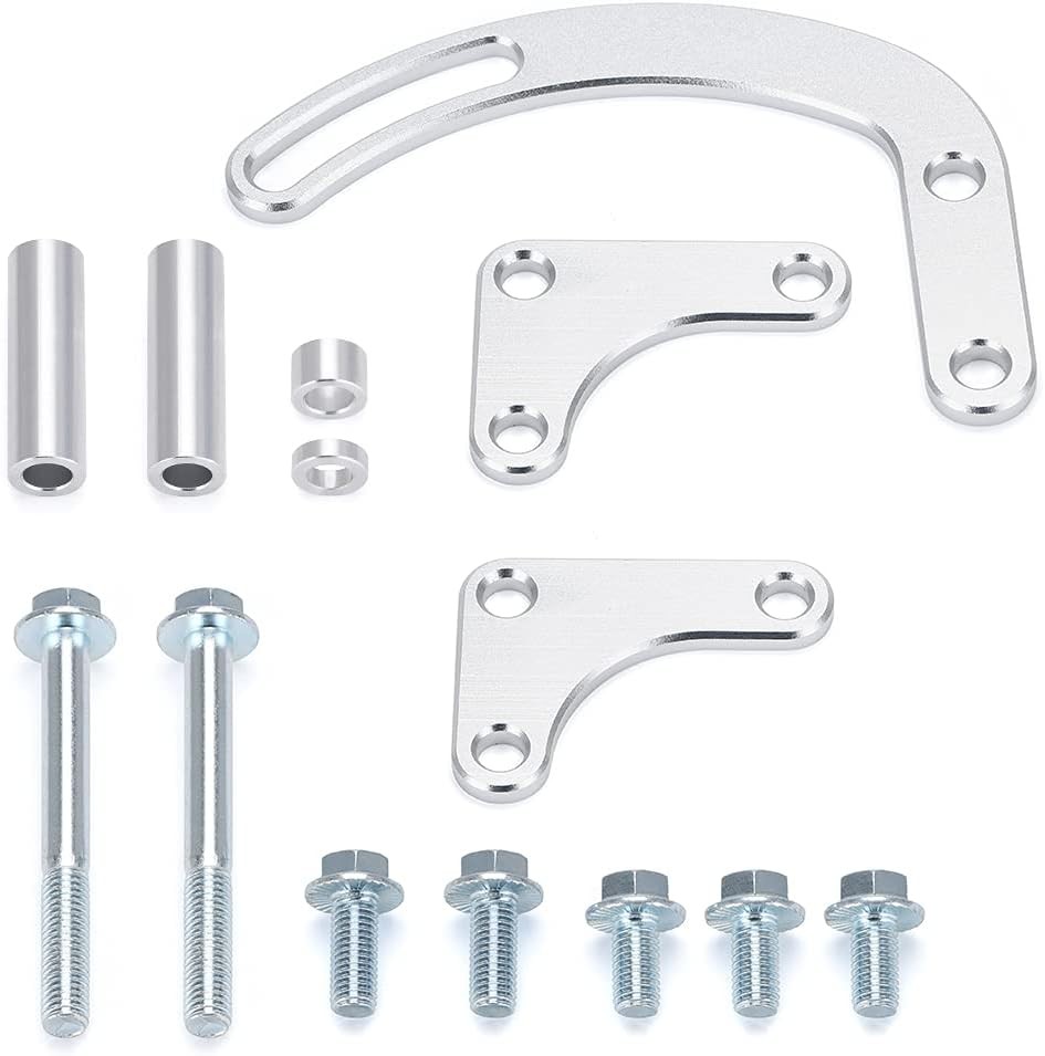 SBC Power Steering Pump Bracket 551522 For Chevy GM Small Block Long Water Pump