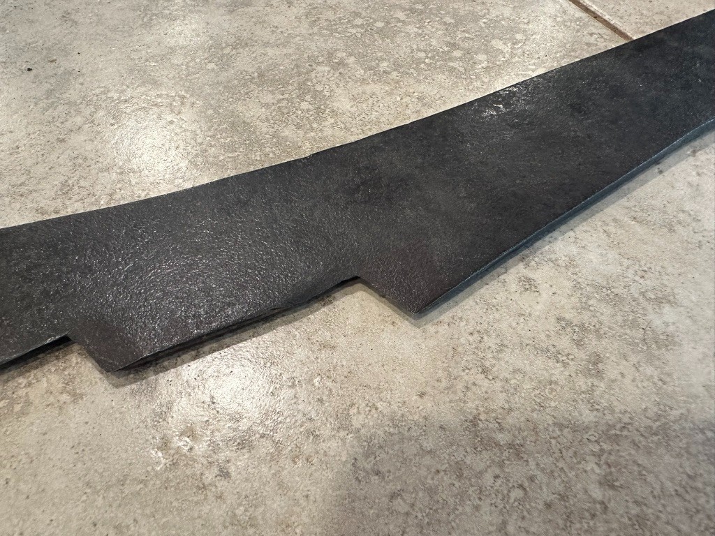 Antique Hay Knife / Silage Cutter Farm Tool – Large Serrated Fodder Knife