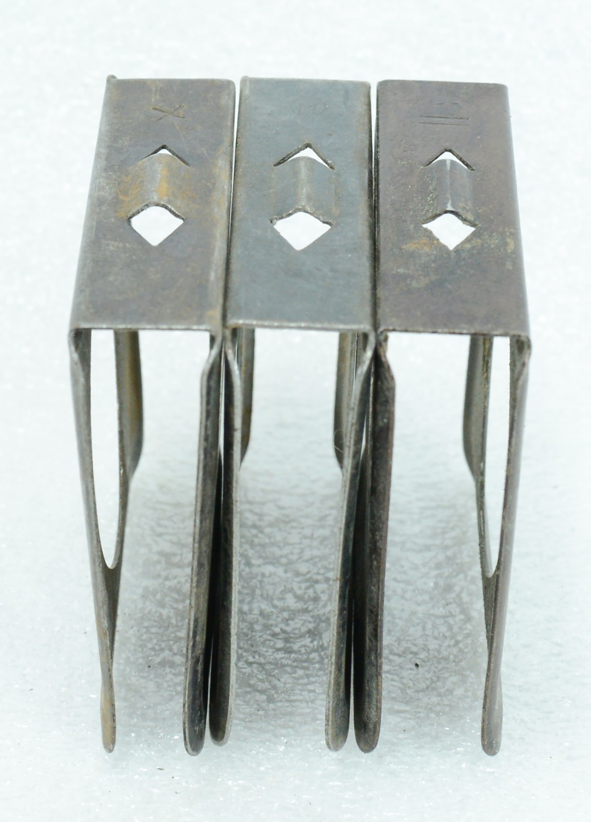 3x WWI German Gewehr 88 Gew 88 Kar 91 Rifle 8mm 5 RD En Bloc Clips =, M, X Mark