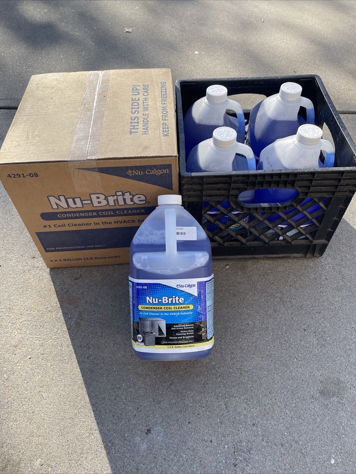 Nu-Brite Coil Cleaner 1 Gallon Brand New Sold Individual AC Unit Cleaner