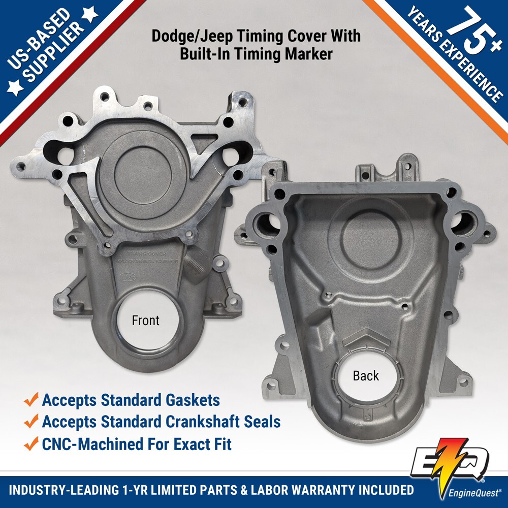 Timing cover fits 3.9L 5.2L 5.9L Dodge Dakota 1500 Durango ram charger 4798242