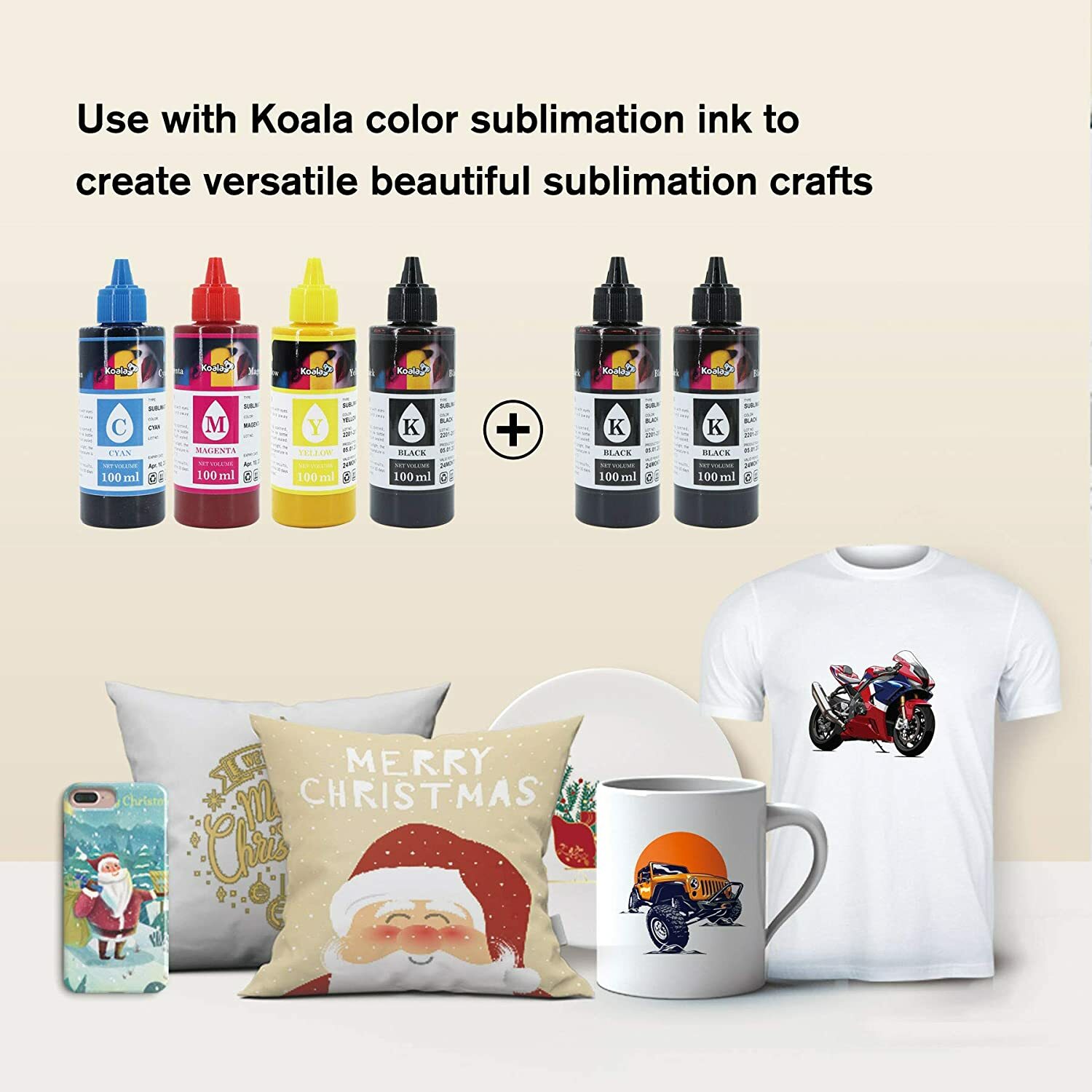 600ML Koala Sublimation Ink for Epson 2720 2760 2800 2803 2850 4800 15000 ecotan