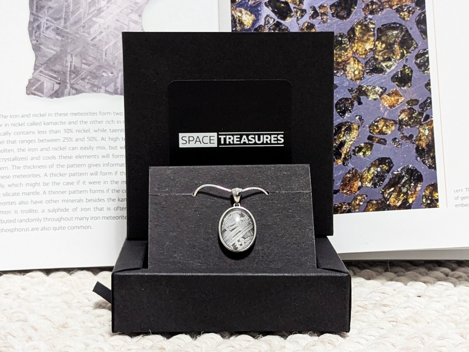 Genuine Aletai Iron Meteorite Pendant, Certified Space Artifact