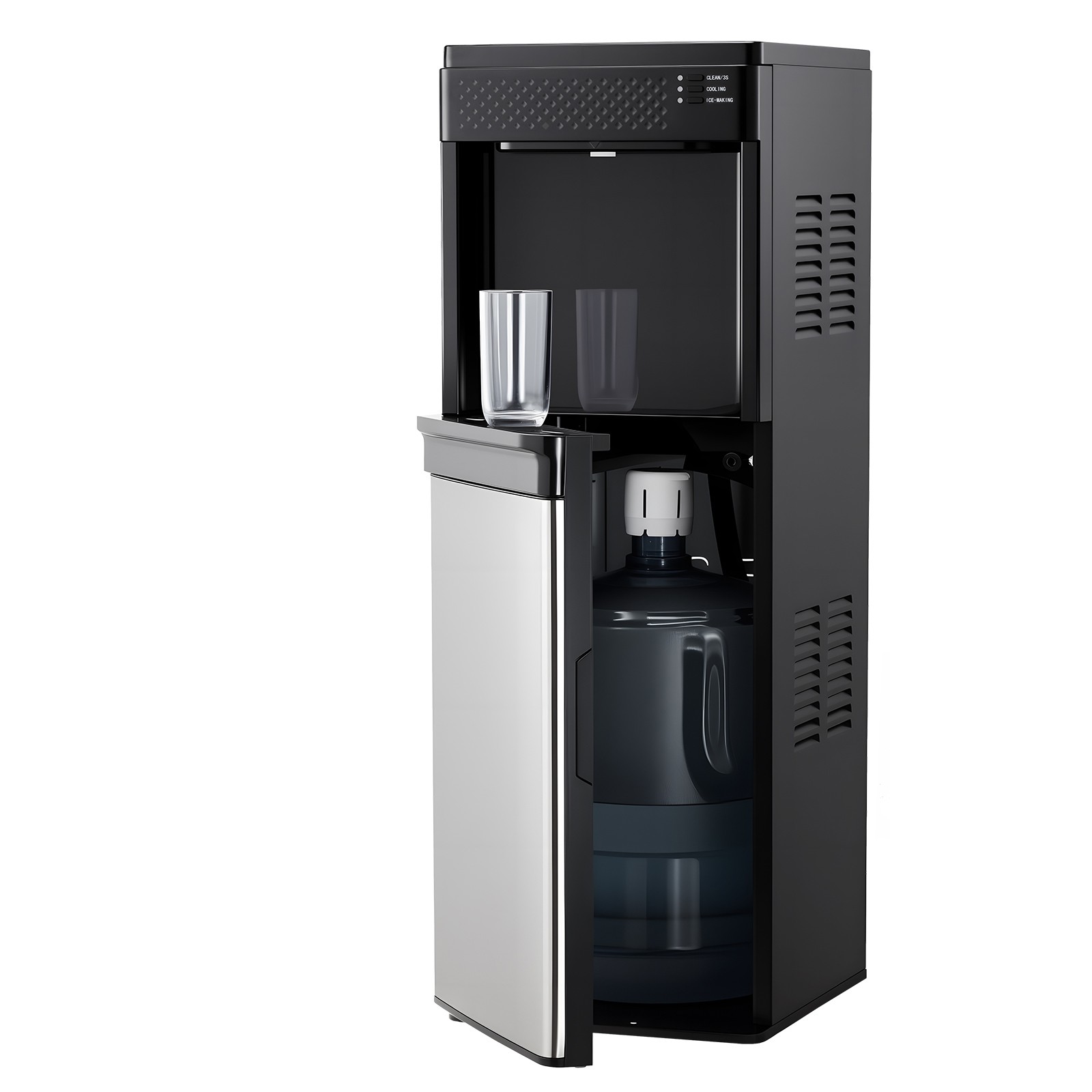 Uimoso 3-in-1 Floor-Standing Water Dispenser with Ice Maker for Home Use