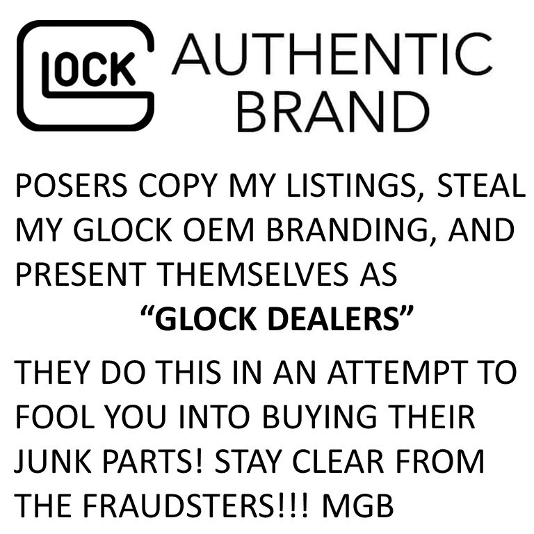 Glock 23 OEM Lower Parts Kit Gen 3 G23 LPK .40 cal Genuine Factory Authentic