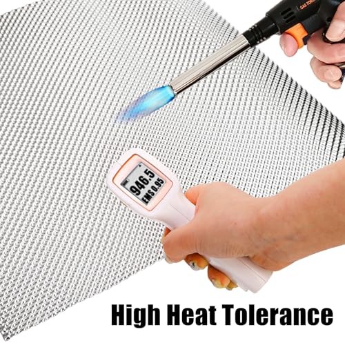 Exhaust Heat Shield Automotive,15”x 39” Embossed Aluminum Heat Shield Muffler