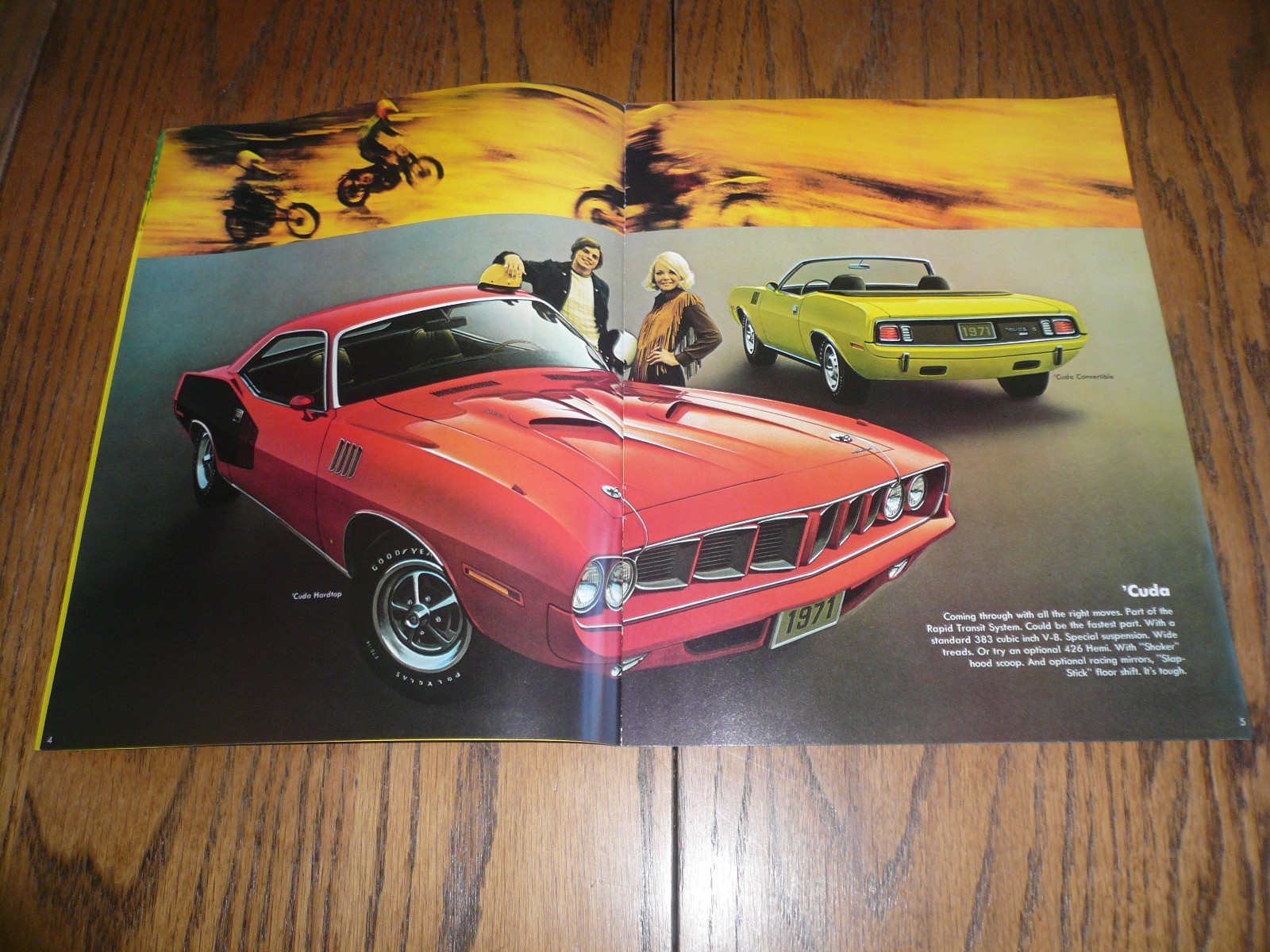 1971 Plymouth Barracuda Sales Brochure - Vintage Original