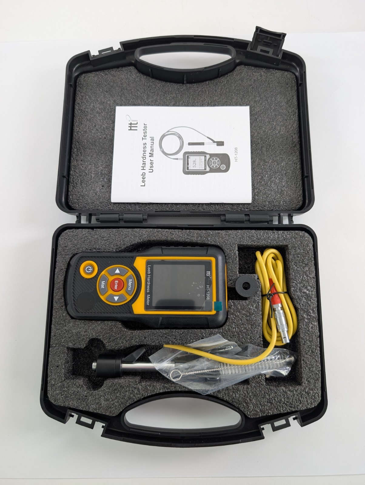 Digital TFT Screen Hardness Tester High Accuracy Hardness Meter Durometer HT1208