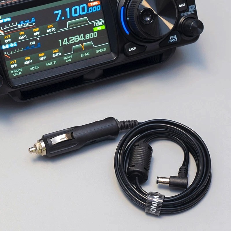 New Cigarette Lighter Adapter Power Cable for FTX-1F with Ferrite Core 18AWG 5ft