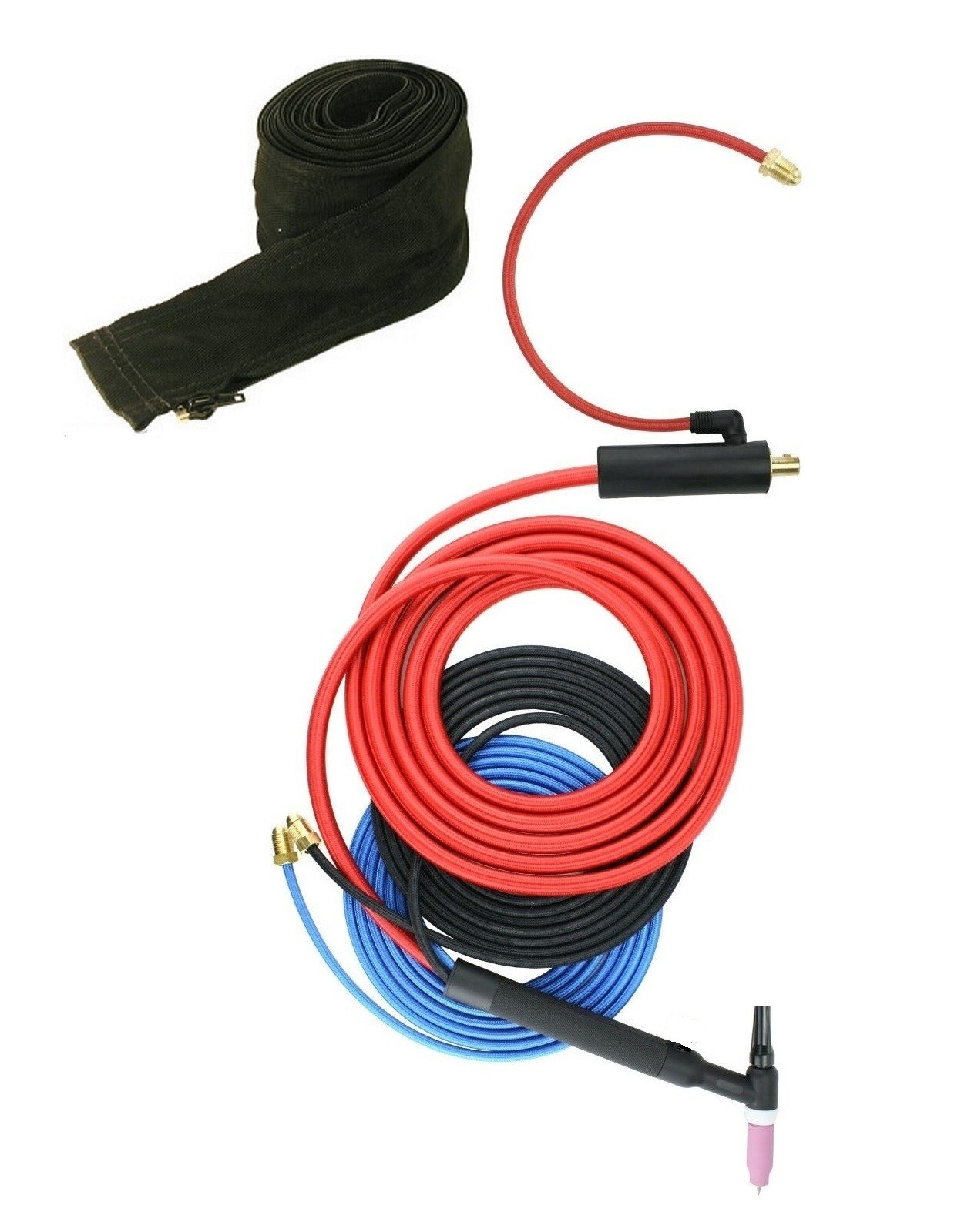 WP20 250 Amp Water Cooled TIG Torch with 25FT 3-Piece Cable with Dinse 35-70