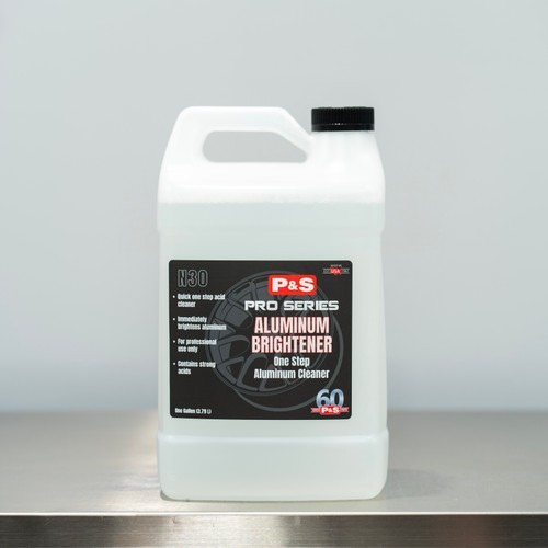 P&S Aluminum Brightener 1 Gallon | Acid Based Wheel Cleaner