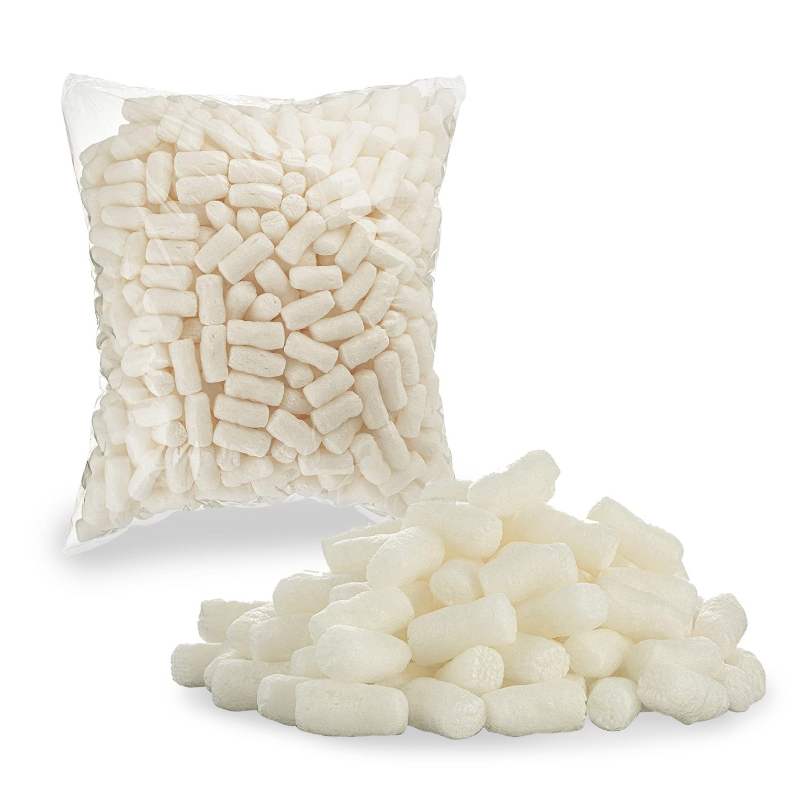 MT Products Off-White Packing Peanuts - Bulk Shipping Peanuts for Fragile Times