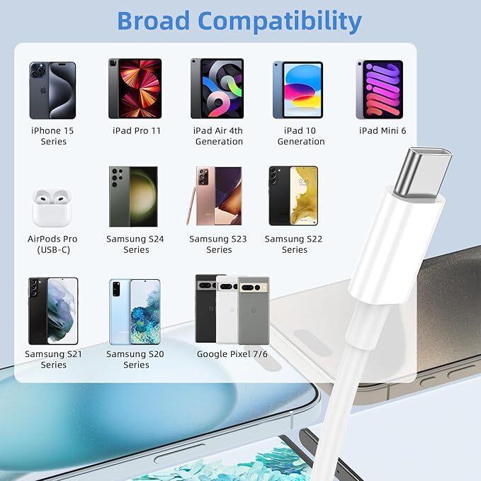 IPhone 16 15 Pro Max Plus USB-A Cable Fast Charger Type C Charging Data lot Cord