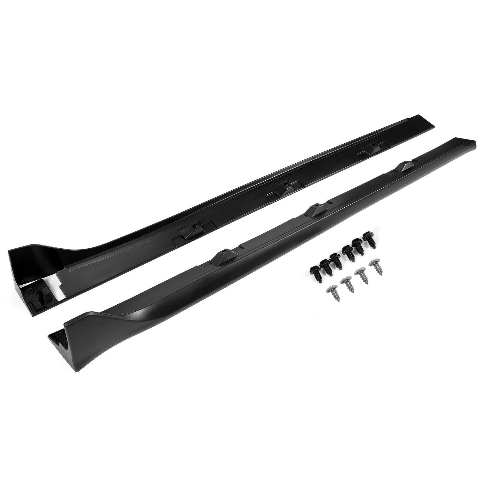 For Honda 2016-2021 Civic LX EX SI 4 DR Sedan Side Skirt Extension Type-R Style