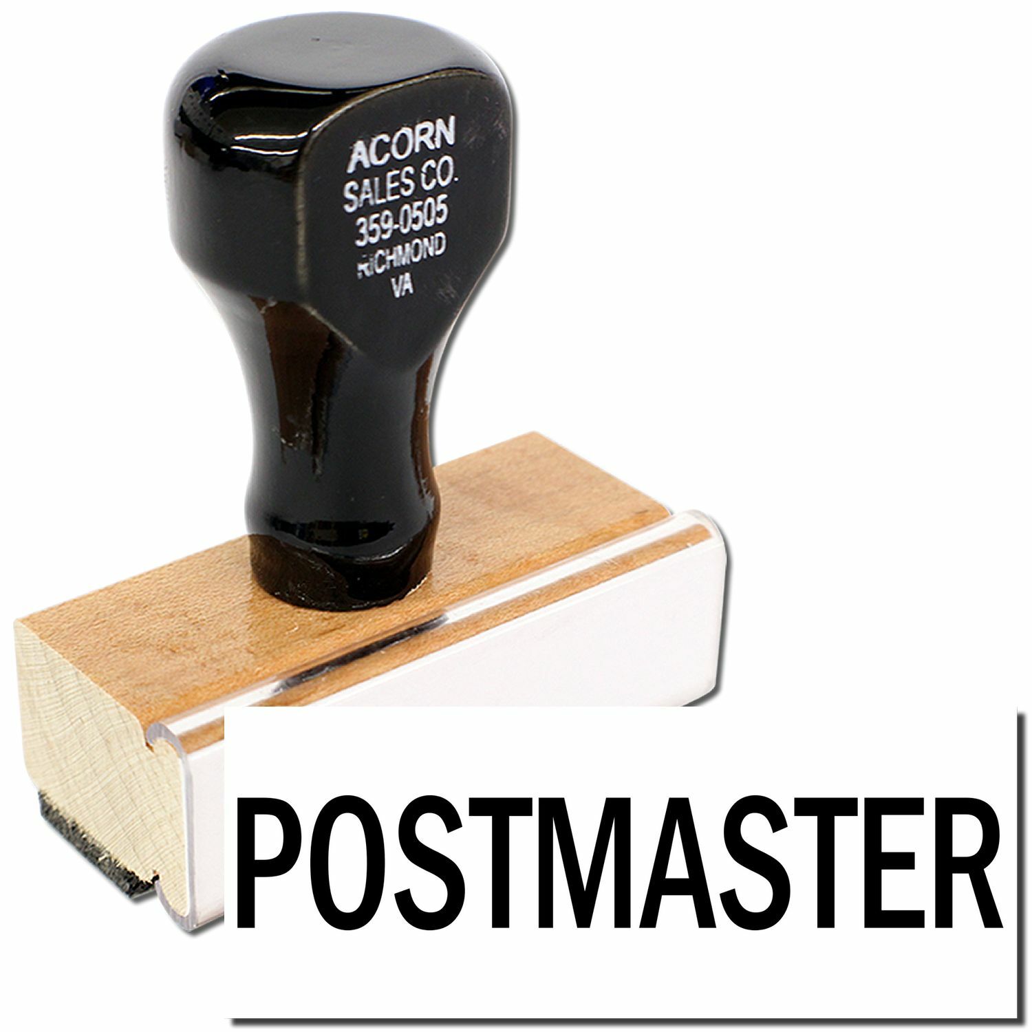Postmaster Rubber Stamp Post Mail Stamp Office Business Size 1/2" x 1-1/2"