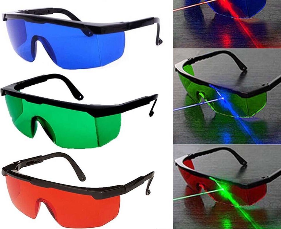GLASSES REFLECTIVE laser UV Light protection PPE Safety goggles debris chemicals