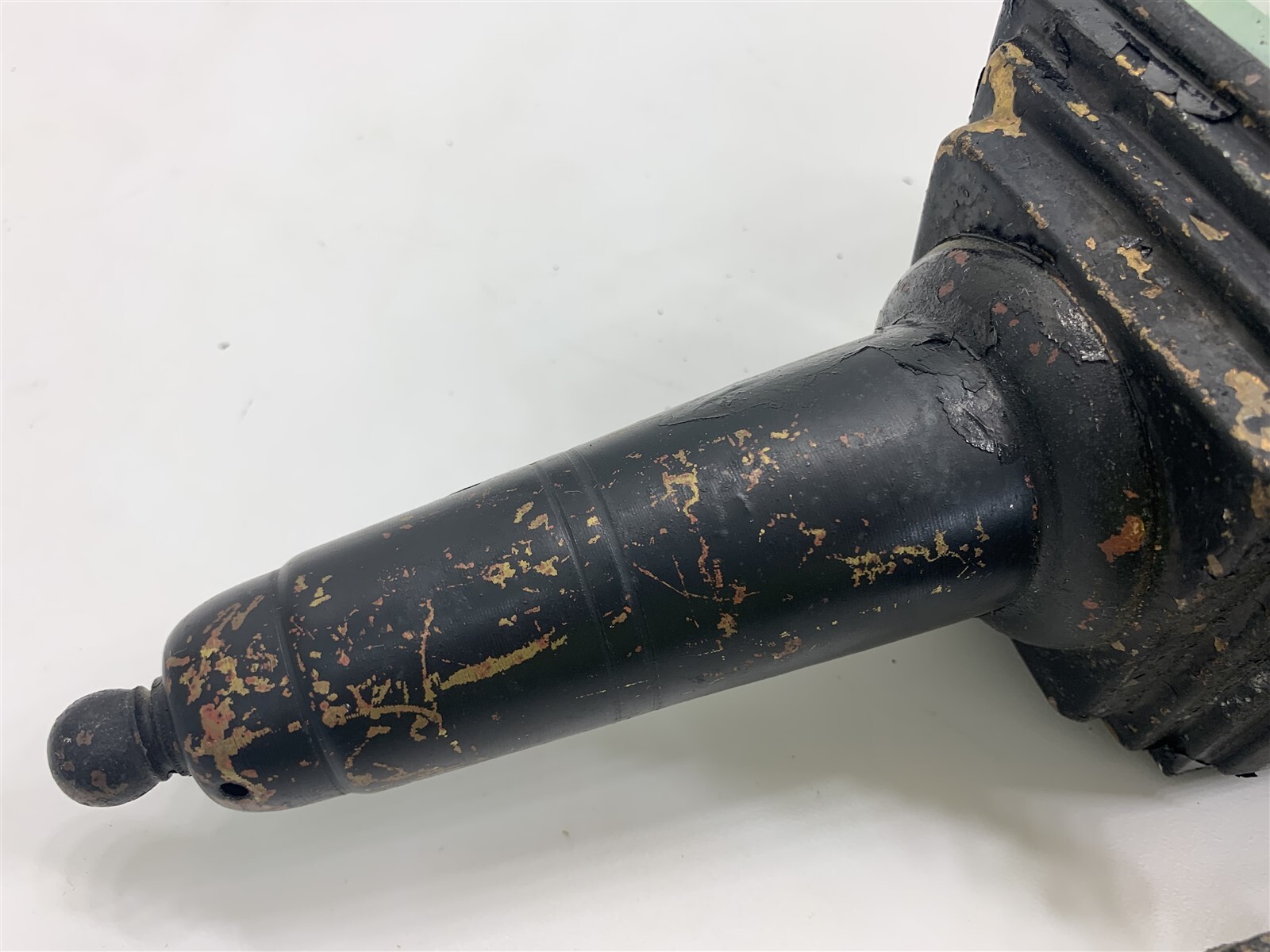 QTY 3 Black Painted Brass Vintage Carriage Lamps Lights Sconce Electric Gothic