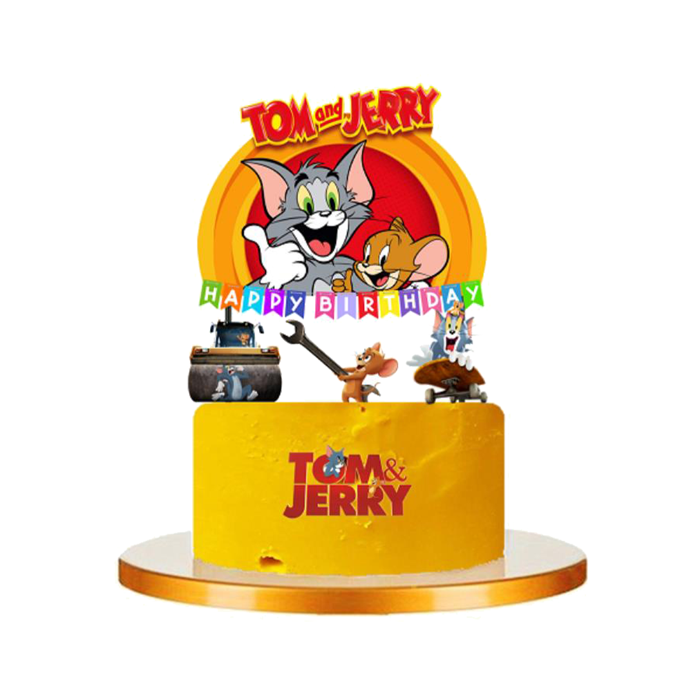 TOM JERRY balloons cupcake plates birthday party decoration theme idea supplies