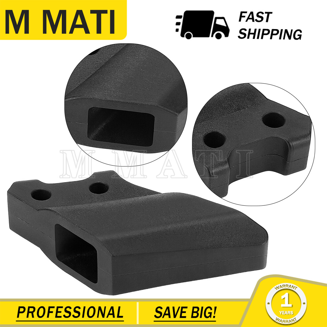 Black Chain Guide Support Slider For Yamaha Blaster YFS200 88-06 38W-22199-00-00