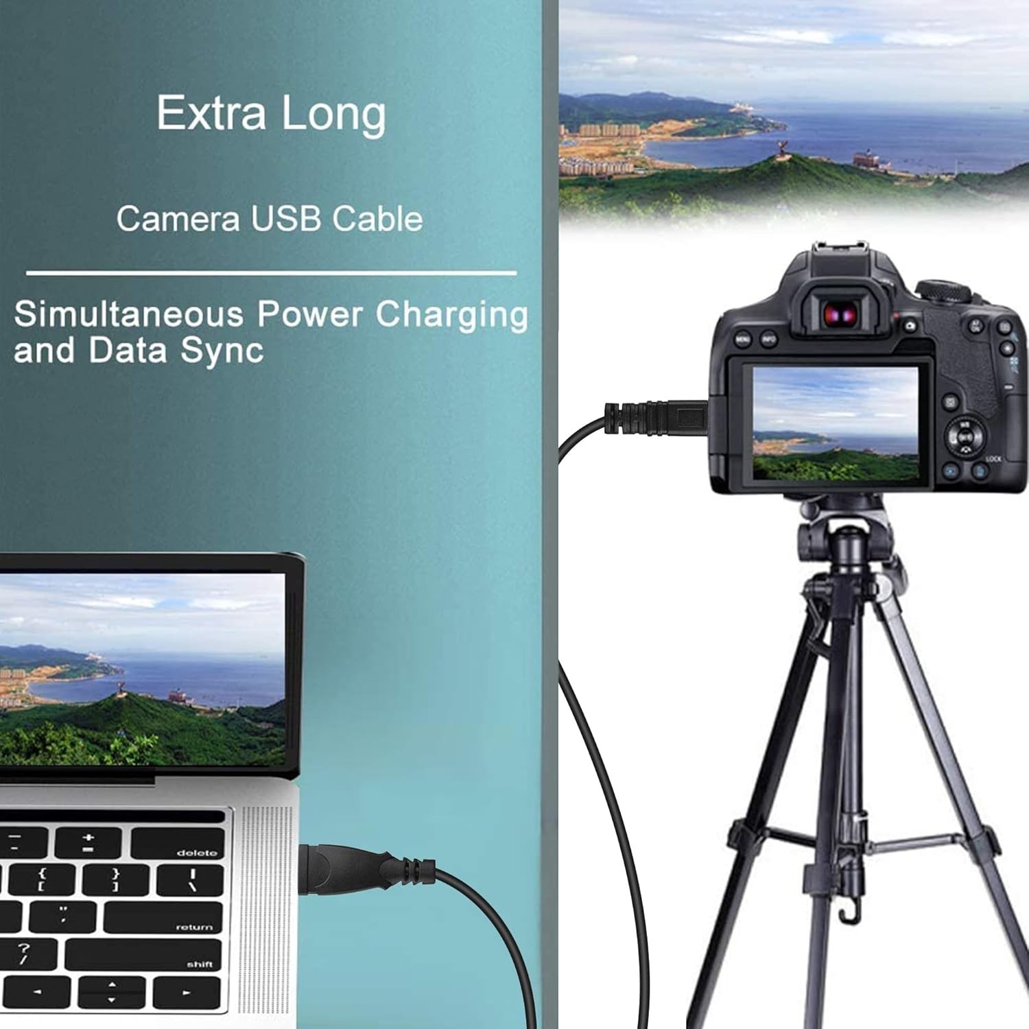 USB Cable Lead Cord Battery Power Charger for Sony CyberShot DSC-W730 Camera PSU