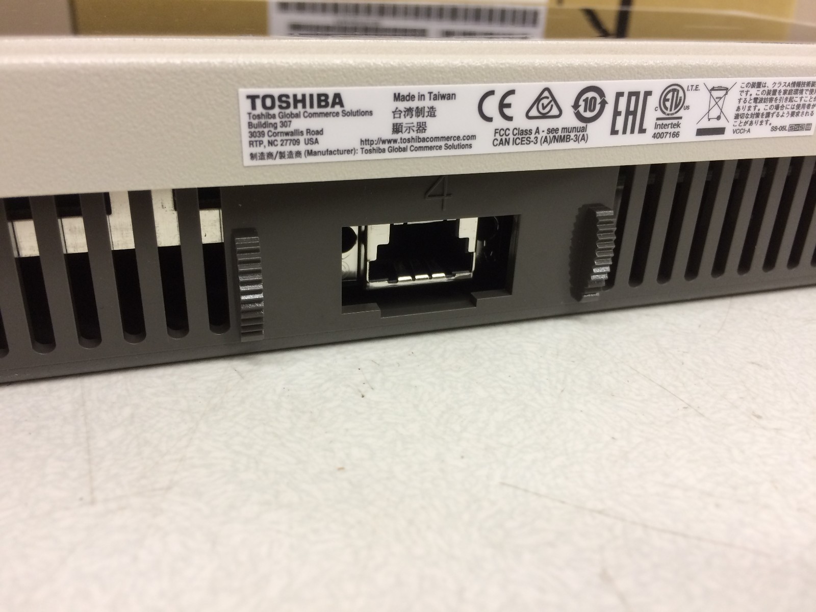 NEW Toshiba LCD POS Register Pole Display 3AA00761400 Replaces IBM 41K6814