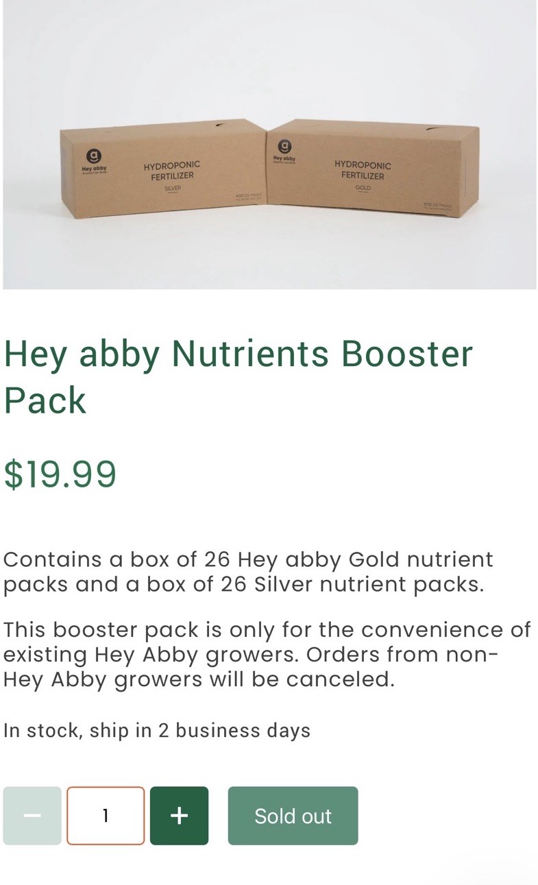 Hey Abby 420 Edition Hydroponic Grow Box (New Condition) With Accessories